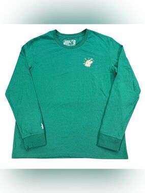 Dutch Bros Coffee Shirt X-Large Womens Long Sleeve Killer Coffee Logo Green NWOT